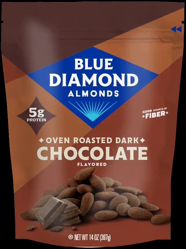 Blue Diamond. Oven Roasted Dark Chocolate