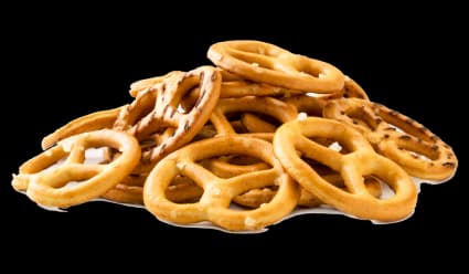 Pile of pretzels