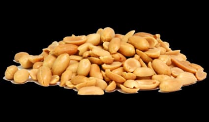 Pile of peanuts