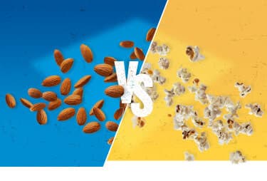 Almonds VS Popcorn