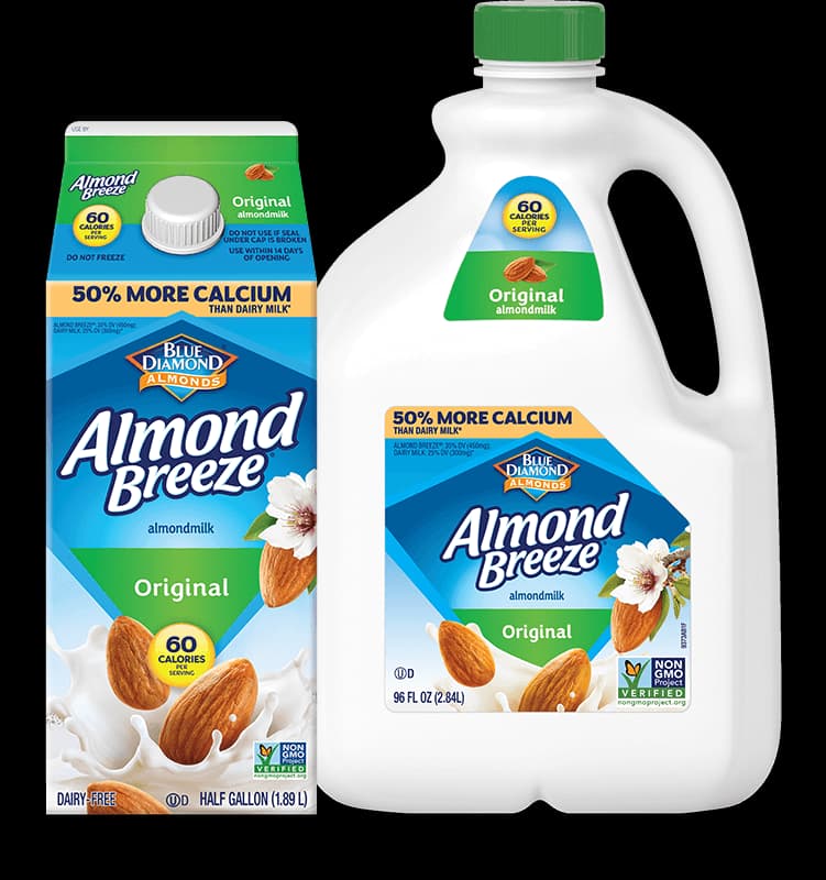 Almond Breeze Original Jug and Carton