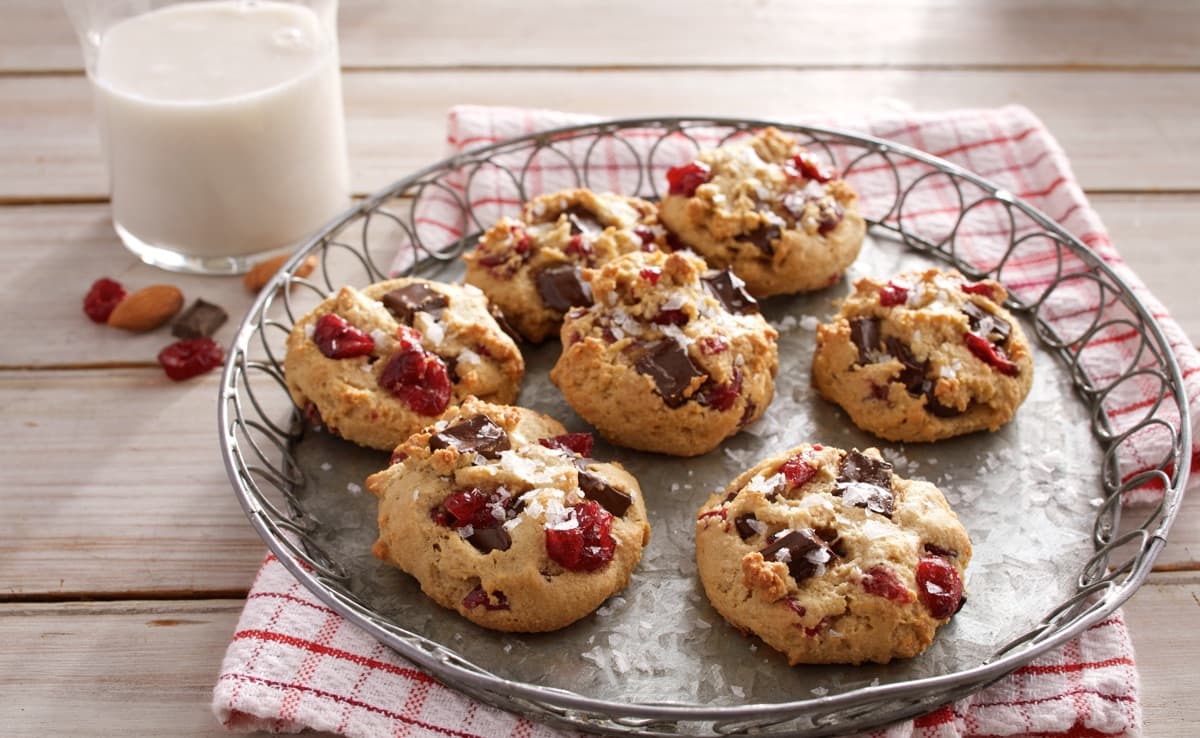 Bittersweet Chocolate Chunk Cranberry Cookies