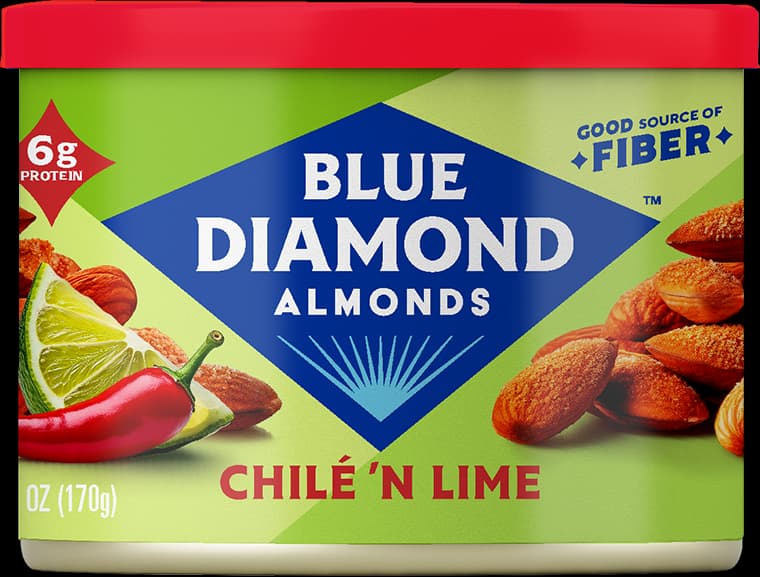 Chile 'n Lime Flavored Almonds - 6 oz can