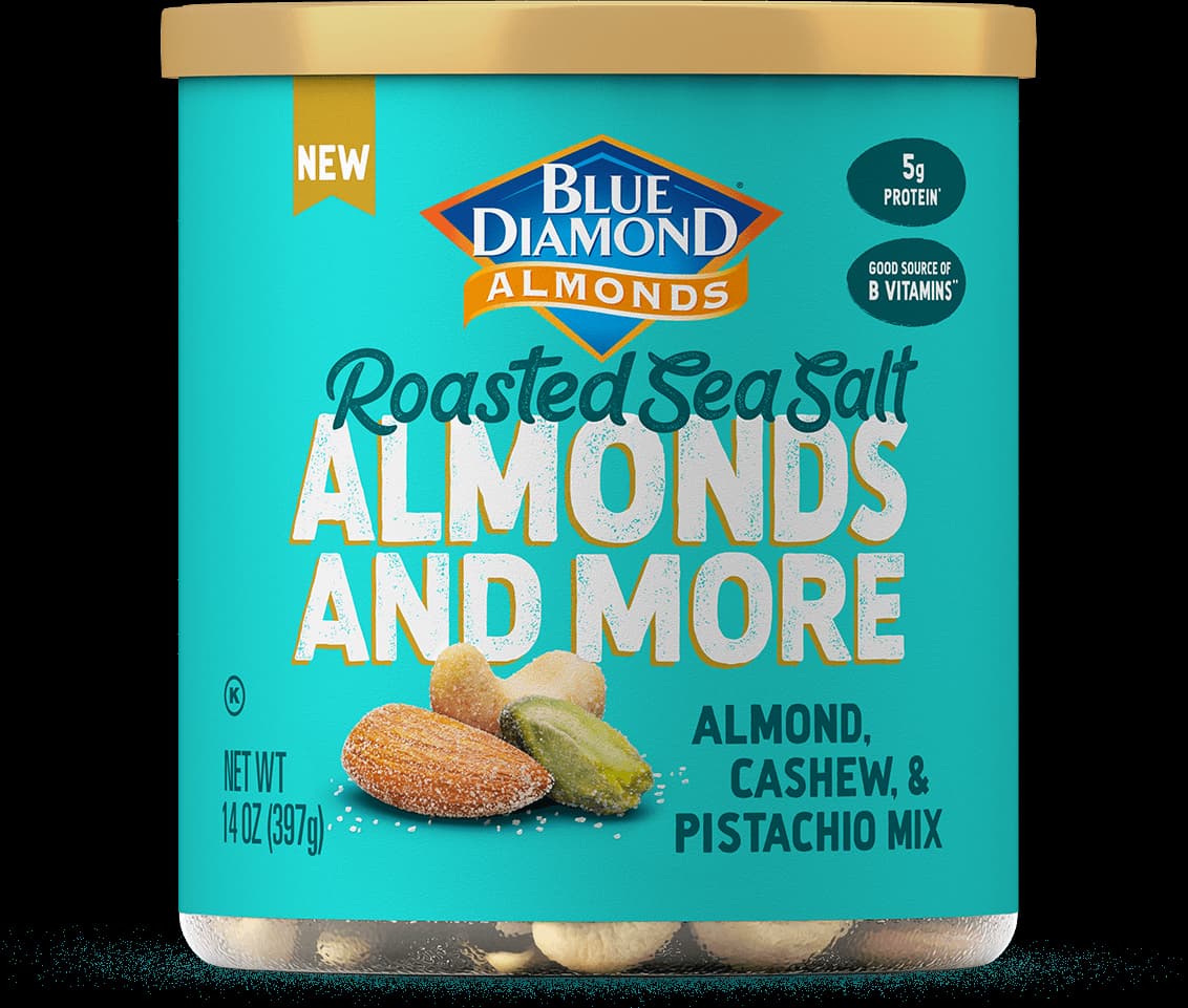 Can of Roasted Sea Salt Almond, Cashew, and Pistachio Mixed Nuts