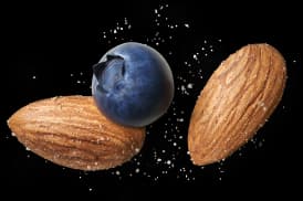 Sea Salt Almonds & Blueberries Produce Nuts