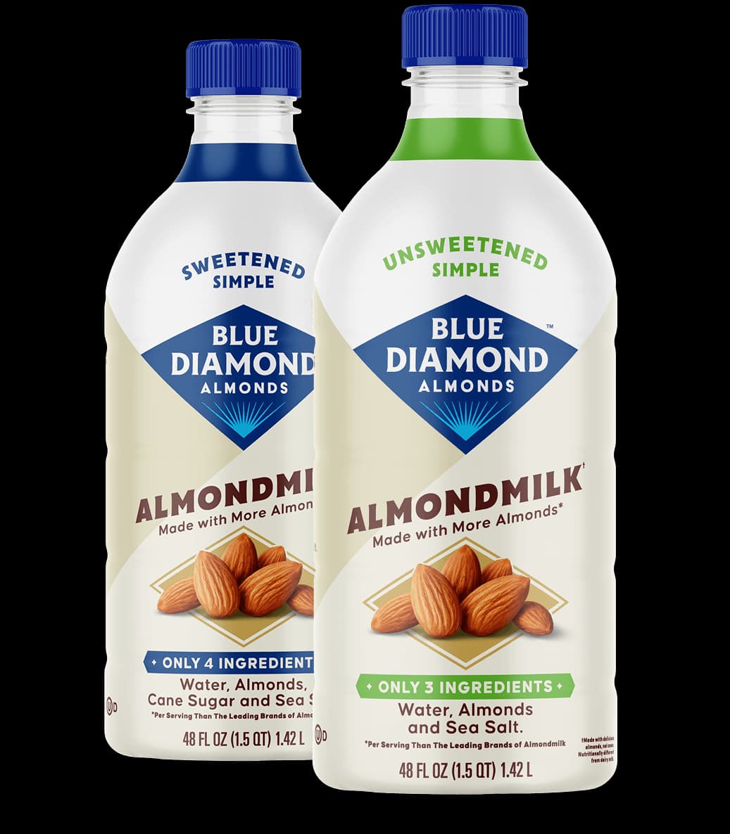 Almondmilk product line up